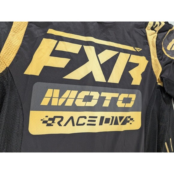 FXR Revo Legends Mens‎ MX Offroad Jersey Racing Black Gold Size 2XL Slim Fit XL - Picture 4 of 10